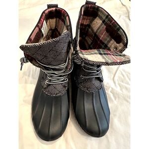 MarleyLilly Duck Boots Size 6 Gray